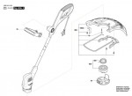 Bosch 3 600 HC1 H71 EasyGrassCut 23 Lawn Edge Trimmer 230 V / GB Spare Parts EasyGrassCut23